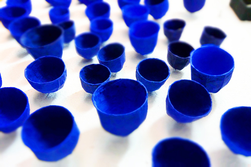 山口敏郎展 - Blue Flowers